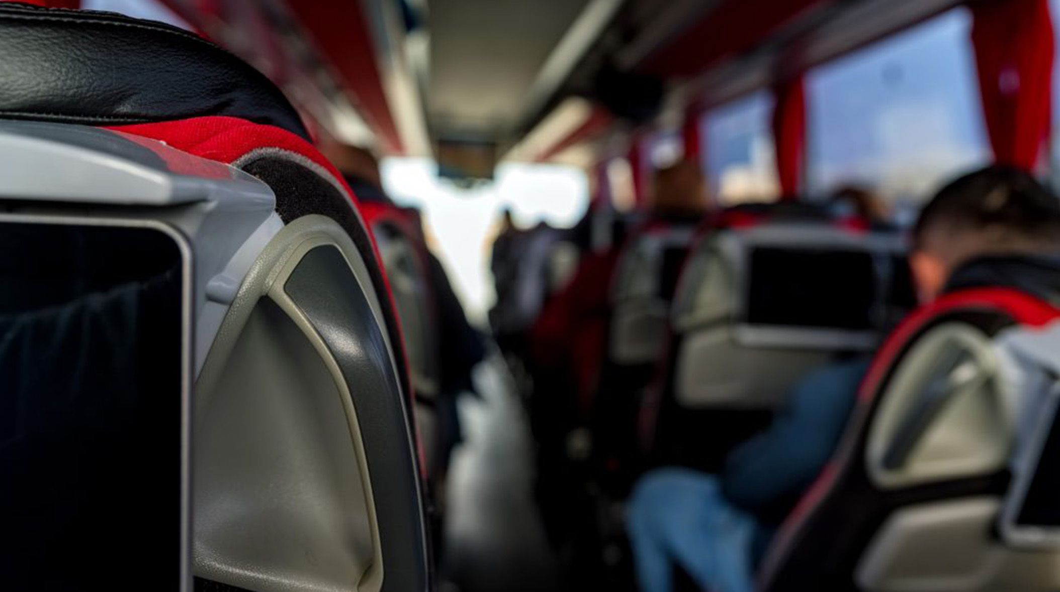 view of bus interior