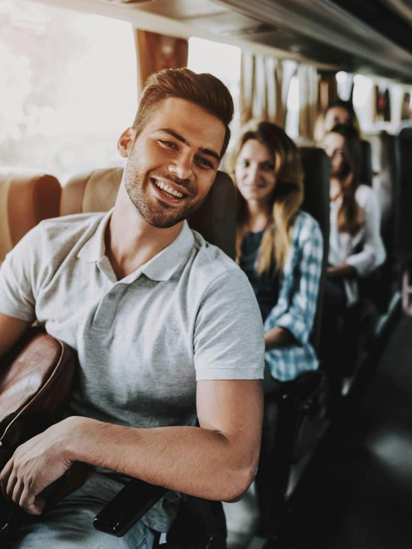 passengers on an airplane